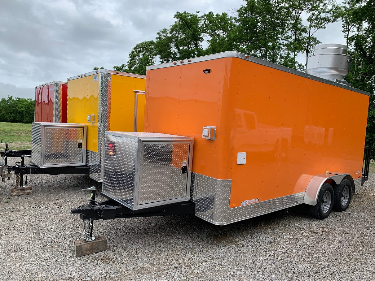 "The Food Dealer" Fully Equippped Food trailer (Multi-color)