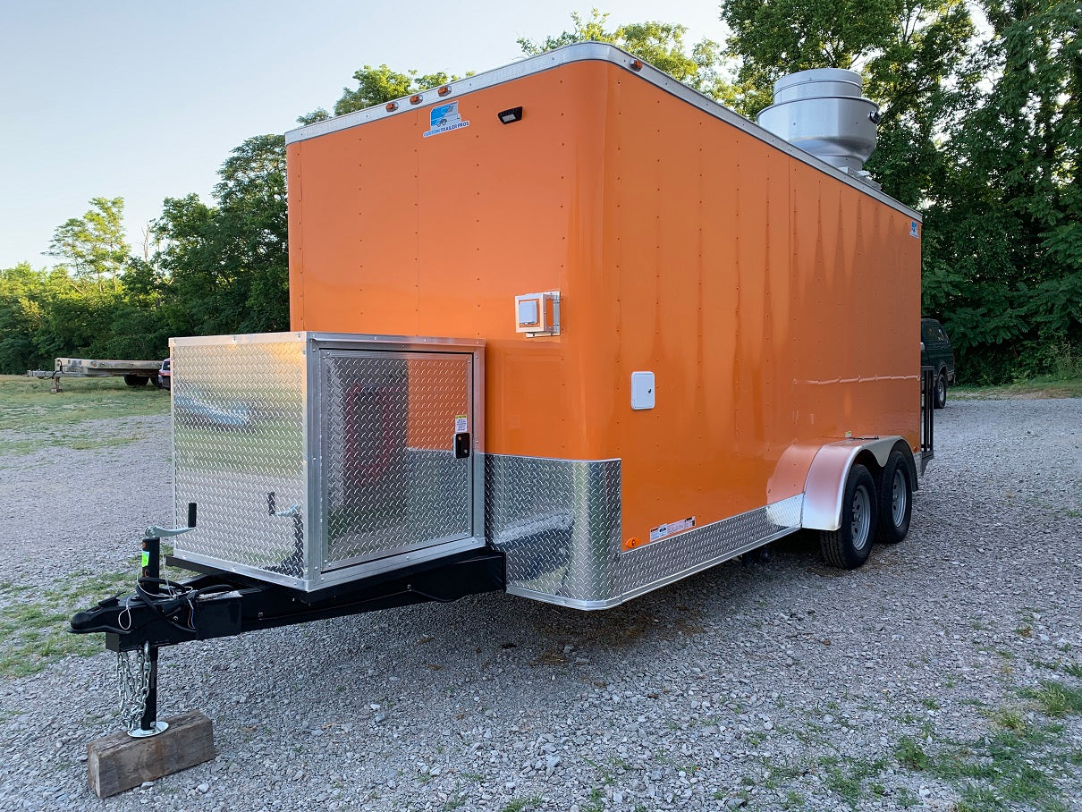 "The Food Dealer" Fully Equippped Food trailer (Multi-color)