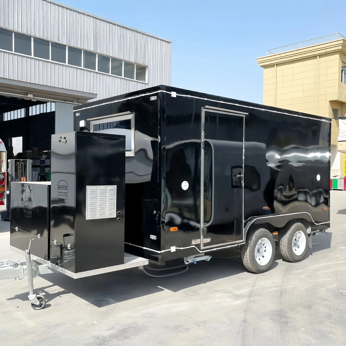 Free USA Delivery: Food Trailer (BBQ, Pizza, Ice Cream, Street Food, Catering Business)