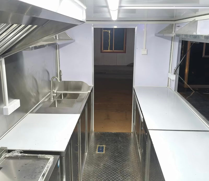 2026 Commercial Food Trailer: 13 ft. Fully Equipped with VIBRANT Exterior LED Lighting