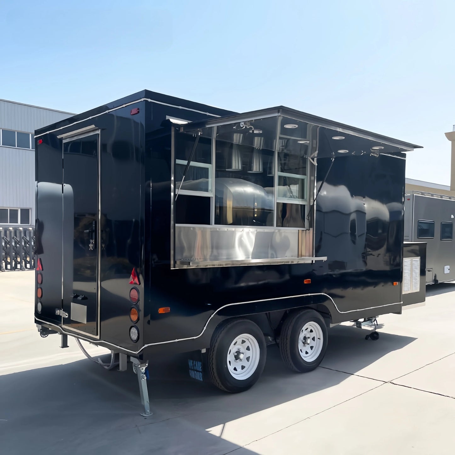 Free USA Delivery: Food Trailer (BBQ, Pizza, Ice Cream, Street Food, Catering Business)