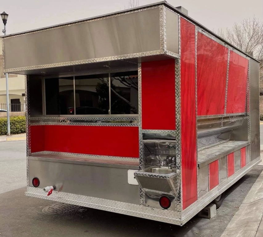 spacious food trailer