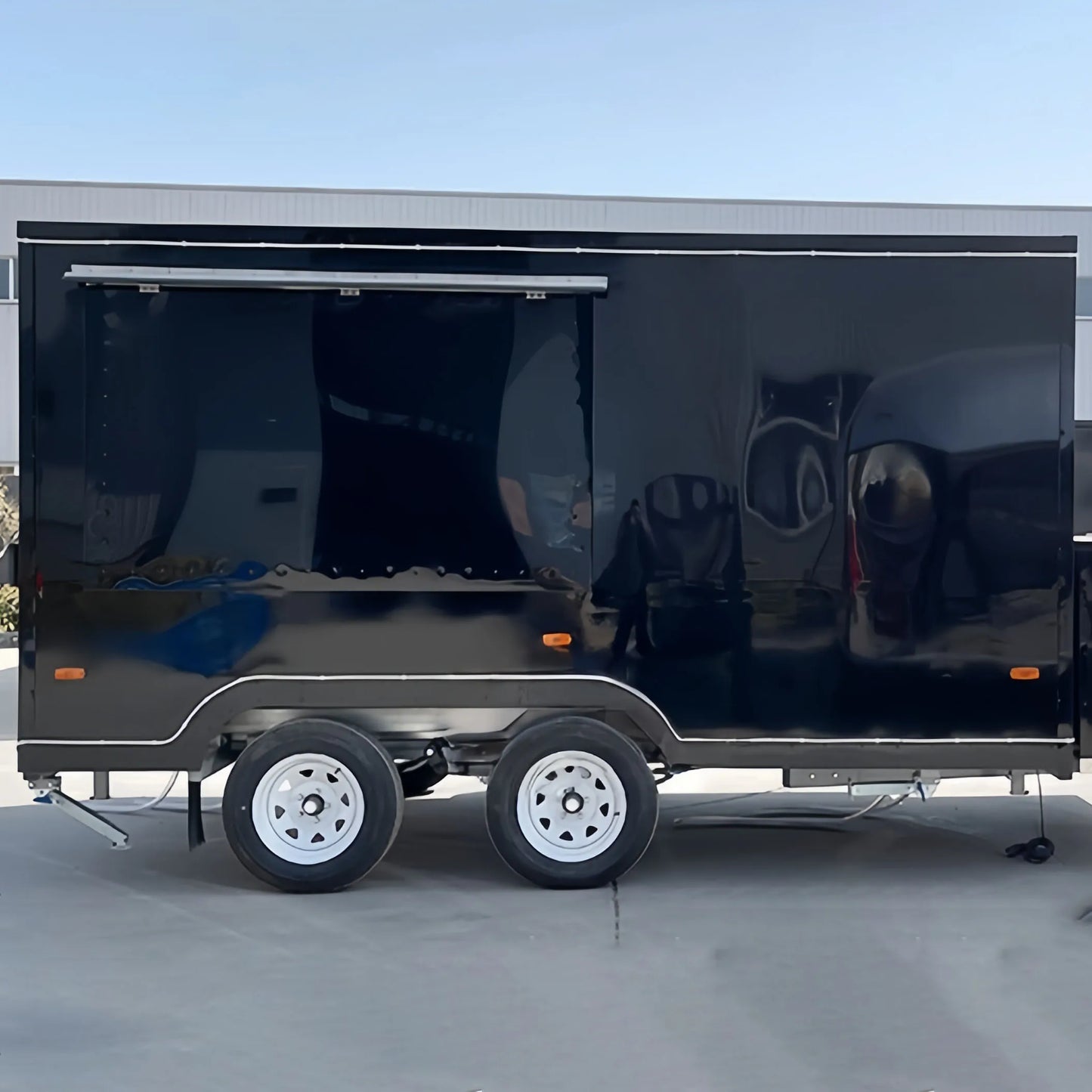 Free USA Delivery: Food Trailer (BBQ, Pizza, Ice Cream, Street Food, Catering Business)