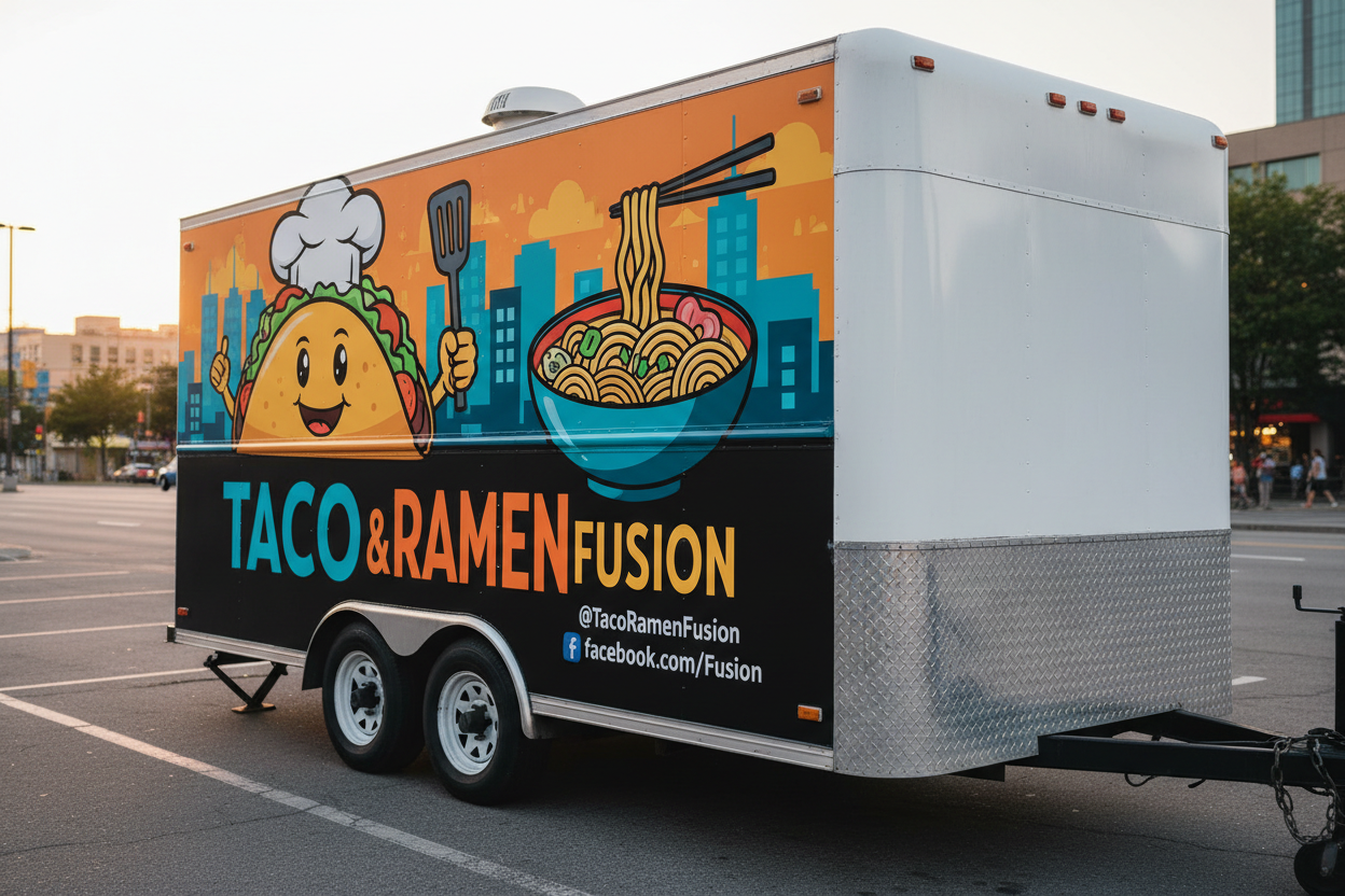 Partial Custom Wrap with Logo